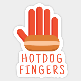 The Office - Hot Dog Fingers Dwight Schrute Jim Halpert Sticker